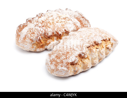 Des gâteaux de miel sucre vitrage isolé sur fond blanc Banque D'Images