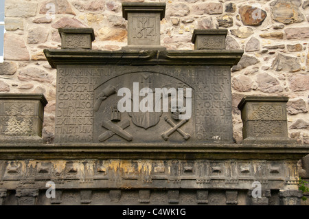 L'Écosse, Édimbourg. Cimetière de Greyfriars historique. Banque D'Images