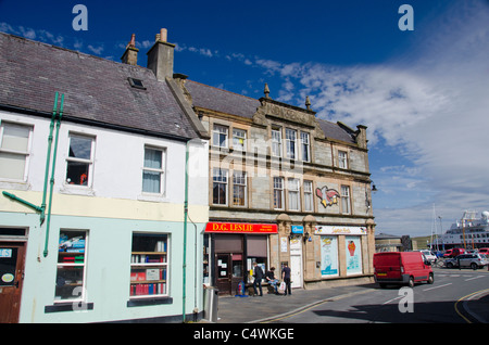 L'Écosse, Shetland Lerwick, continentale. Banque D'Images