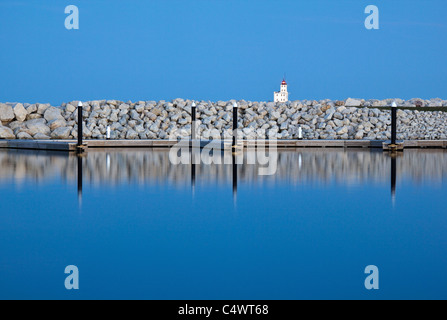 USA,Wisconsin, Milwaukee, le lac Michigan Banque D'Images