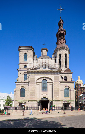 Basilique-cathédrale Notre-Dame, Québec, QC Banque D'Images