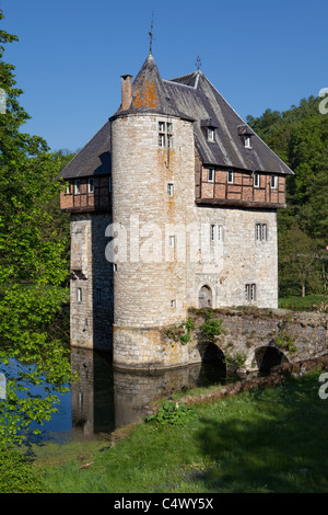 Château de Carondelet, Château 13ème siècle, Malmedy, Assesse, province de Namur, Hainaut, Belgique, Europe Banque D'Images
