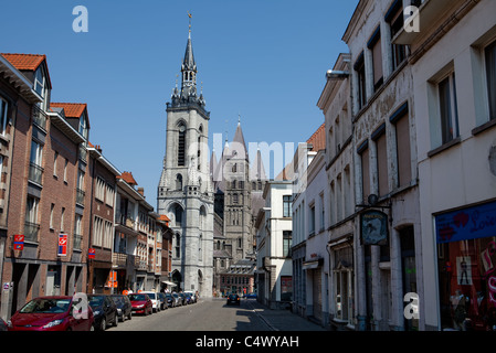 Beffroi de Tournai, Grand Place, Tournai, Hainaut, Wallonie, Belgique, Europe Banque D'Images