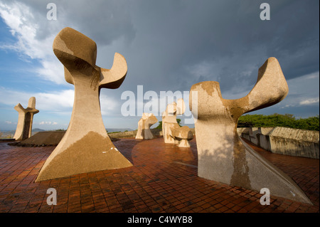 Anglo Boer War Memorial pour les Boers sur dispositif Hill, Ladysmith, Afrique du Sud Banque D'Images