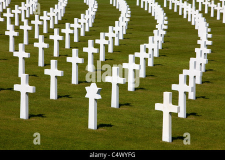 Henri-Chapelle American Cemetery and Memorial cimetière Américain à Henri-Chapelle, Belgique, Europe Banque D'Images