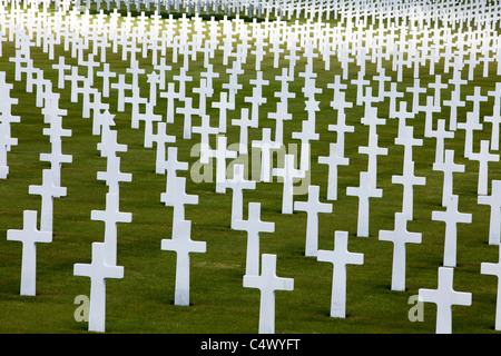 Henri-Chapelle American Cemetery and Memorial cimetière Américain à Henri-Chapelle, Belgique, Europe Banque D'Images