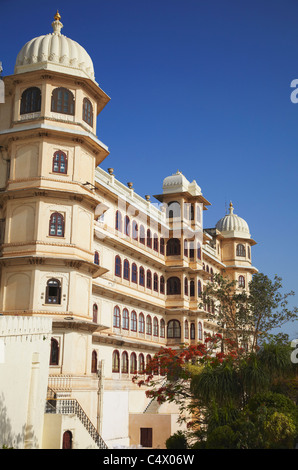 Fateh Prakash Palace Hotel l'intérieur complexe City Palace, Udaipur, Rajasthan, Inde Banque D'Images