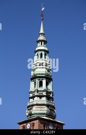 Flèche de Saint Nicholas Church, Copenhague, Danemark Banque D'Images