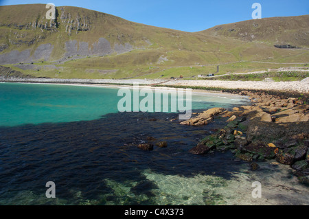 L'Écosse, Saint-kilda, îles Hébrides extérieures. L'île historique de Hirta, la plus grande de l'archipel. Banque D'Images