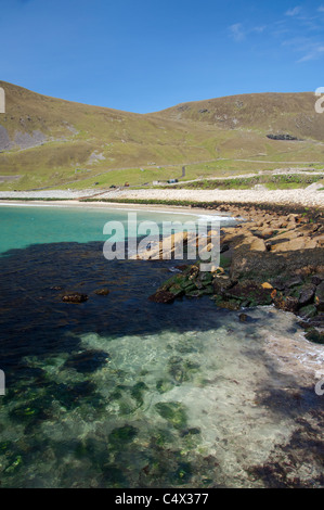 L'Écosse, Saint-kilda, îles Hébrides extérieures. L'île historique de Hirta, la plus grande de l'archipel. Banque D'Images