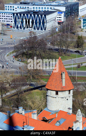 Centre historique (vieille ville), Tallinn, Estonie Banque D'Images