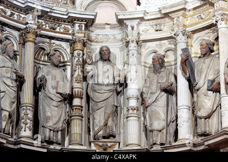 Vieille Cathédrale de Coimbra (Se Velha de Coimbra, Coimbra, Portugal) Banque D'Images