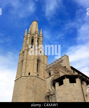 Collégiale de Sant Feliu, Gérone, Catalogne, Espagne Banque D'Images