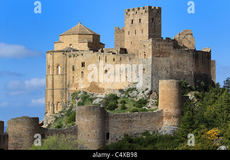 Le Château de Loarre, Aragon, Espagne Banque D'Images