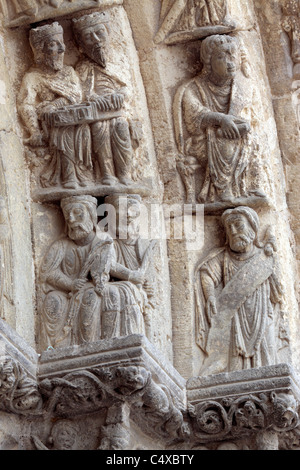 Eglise de Saint Michael, Estella-Lizarra, Navarra, Espagne Banque D'Images