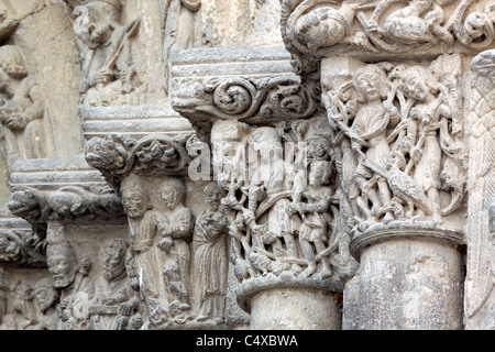 Eglise de Saint Michael, Estella-Lizarra, Navarra, Espagne Banque D'Images