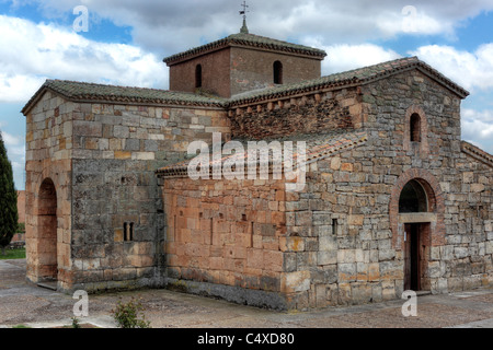 L'église wisigothique San Pedro de la Nave (7e siècle), Campillo, Zamora, Espagne Banque D'Images