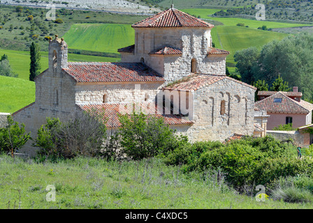 Église de Bayona (Iglesia de Nuestra Señora de la Anunciada), Uruena, Valladolid, Castille et Leon, Espagne Banque D'Images