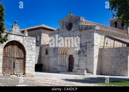 L'église romane de Santa Maria de Wamba (10e siècle), Valladolid, Castille et Leon, Espagne Banque D'Images