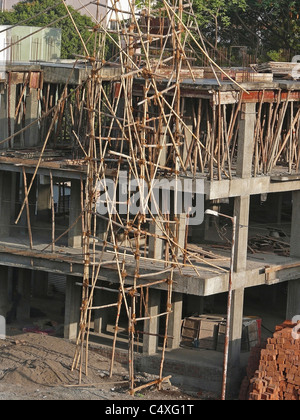 La construction du bâtiment en cours Banque D'Images