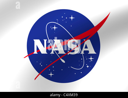 Symbole du drapeau le logo de la NASA Banque D'Images