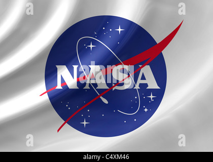 Symbole du drapeau le logo de la NASA Banque D'Images