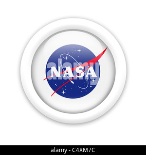 Symbole du drapeau le logo de la NASA Banque D'Images