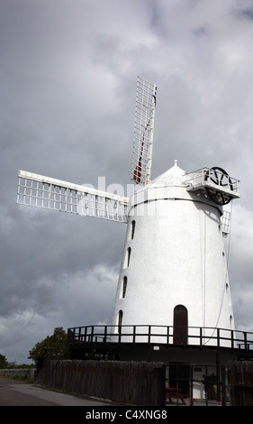 Blennerville Windmill, le seul travail Irlande commericial moulin, Vale de Tralee, Irlande Banque D'Images