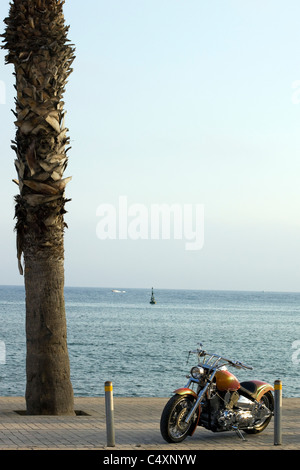 La mer Méditerranée à Pafos Chypre Banque D'Images