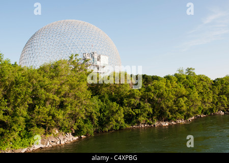 La Biosphère est un musée à Montréal consacré à l'environnement. Banque D'Images