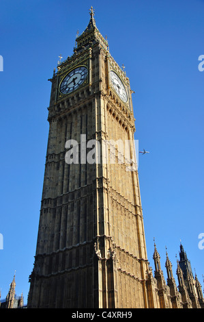 Big Ben, les Maisons du Parlement, la place du Parlement, Westminster, City of westminster, Greater London, Angleterre, Royaume-Uni Banque D'Images