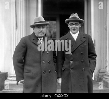 L'Amb. Von Maltzhan et Prince Otto Bismarck Banque D'Images