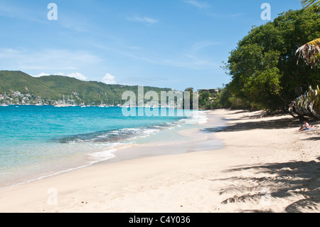 Lower Bay Beach, Bequia, Saint-Vincent-et-les Grenadines. Banque D'Images