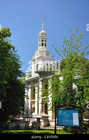 Eglise paroissiale St Alfege, High Street, Greenwich, London Borough of Greenwich, Greater London, Angleterre, Royaume-Uni Banque D'Images