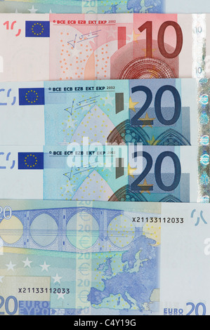 Billets en euros Banque D'Images