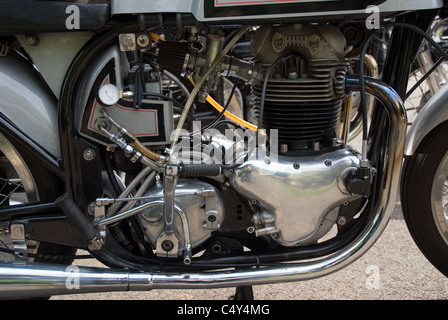 Moteur de moto norton Banque D'Images