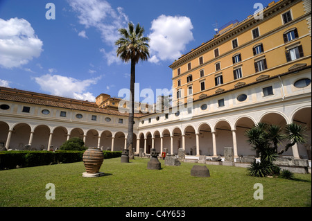 Italie, Rome, terme di Diocleziano, Museo Nazionale Romano, le cloître de Michelangelo, Santa Maria degli Angeli Banque D'Images