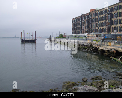 Quais à Red Hook Brooklyn New York Banque D'Images