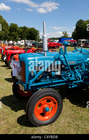 Les tracteurs d'époque à show 2011 Banque D'Images