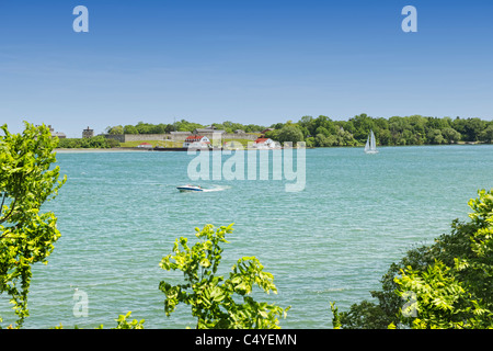 L'American Fort Niagara. Vu de Niagara-on-the-Lake, Ontario, Canada Banque D'Images