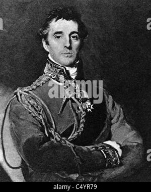 Arthur Wellesley, 1er duc de Wellington Banque D'Images