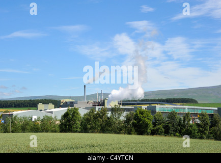 British Gypsum plante. La Praz, Cumbria, Angleterre, Royaume-Uni, Europe. Banque D'Images