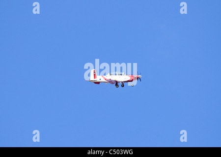 De l'air israélienne Flight Academy Beechcraft T-6A Texan II, l'équipe de démonstration aérienne en vol Banque D'Images