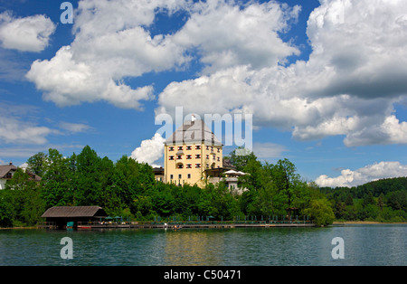 Journée d'été au château de Fuschel au lac de Fuschlsee, Hof, Salzkammergut, Autriche Banque D'Images