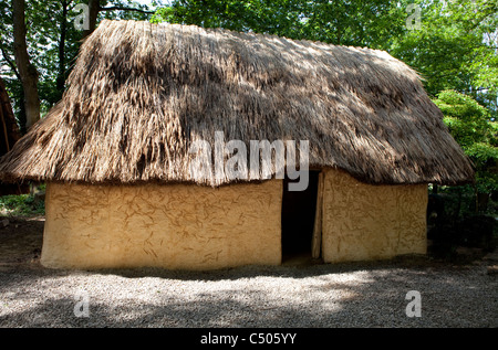 Site archéologique d'Aubechies ou l'Archéosite d'Aubechies, Aubechies, Belgique, Europe Banque D'Images