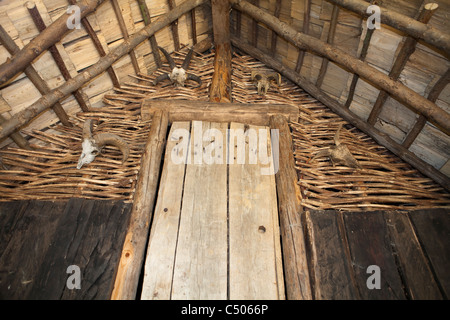 Site archéologique d'Aubechies ou l'Archéosite d'Aubechies, Aubechies, Belgique, Europe Banque D'Images