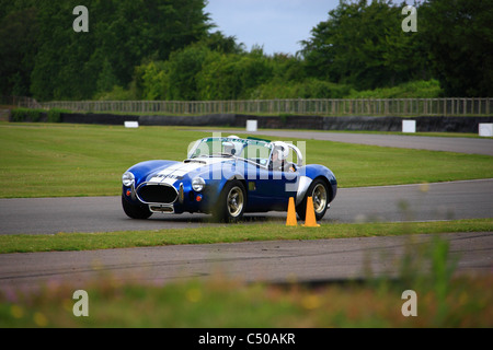 Circuit de Goodwood, la course de moto historique lieu près de Chichester dans le West Sussex. Banque D'Images