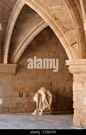 Rhodes. Îles du Dodécanèse. La Grèce. Musée Archéologique, Old Town, Rhodes Ville. Banque D'Images