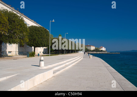 Obala Kralja Petra Kresimira IV, la promenade zadar croatie Dalmatie du nord Europe Banque D'Images