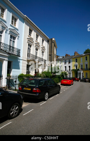 Chalcot Crescent, Primrose Hill, London, UK Banque D'Images